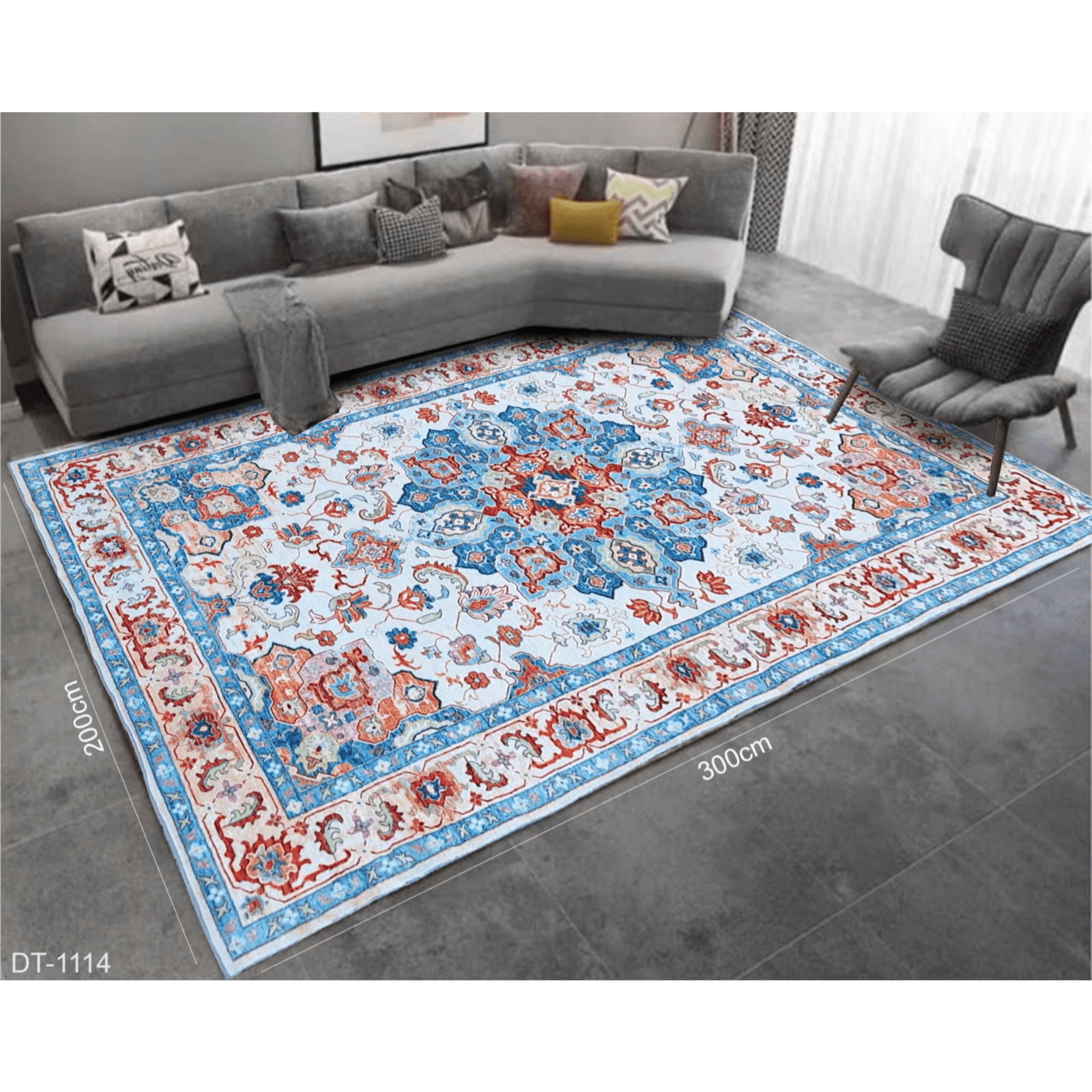 Modern Home Decor Carpet For Bedroom, Living Room Size:200cm×300cm