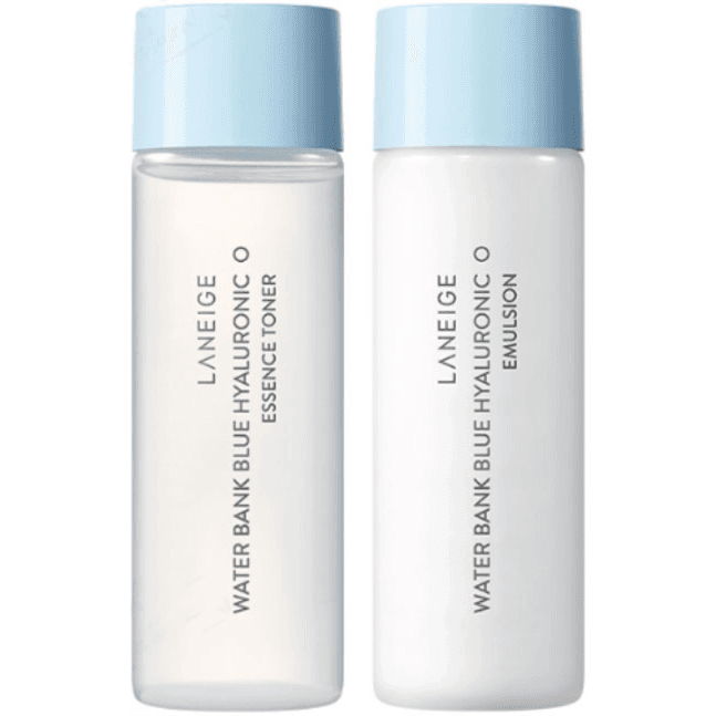 مجموعة Laneige Water Bank Blue Hyaluronic 2 Step الأساسية (للبشرة العادية والجافة)