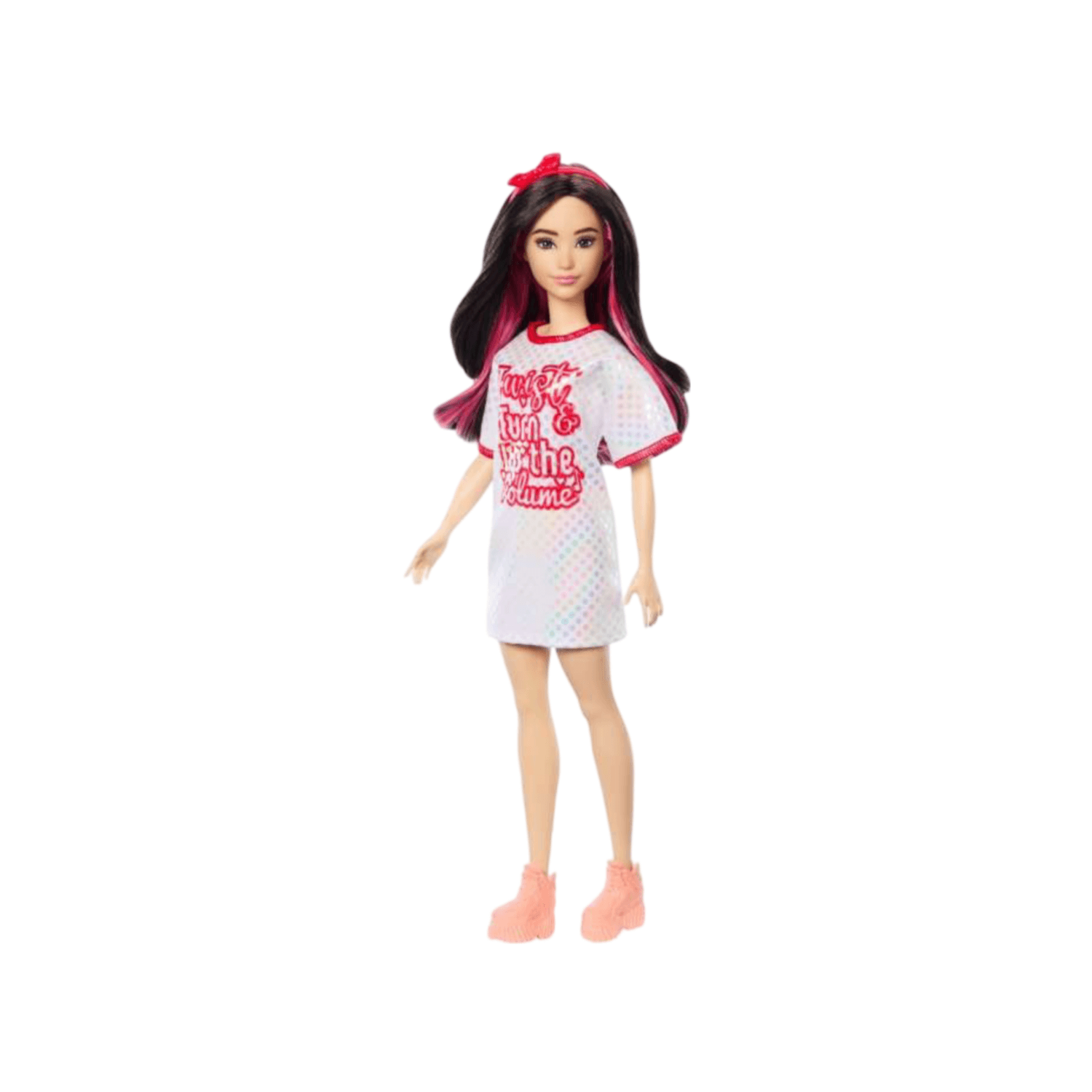 Mattel Barbie Fashionistas Doll - Red Mesh Dress