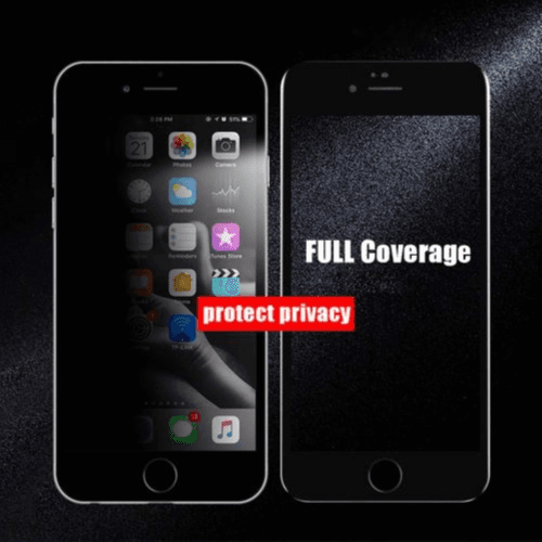 MATTE CERAMIC PRIVACY SCREEN PROTECTOR FOR IPHONE 7/8 (Black)