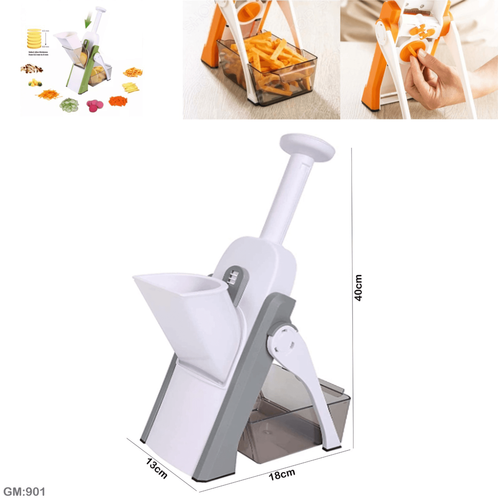 Brava Spring Slicer"901" - Grey