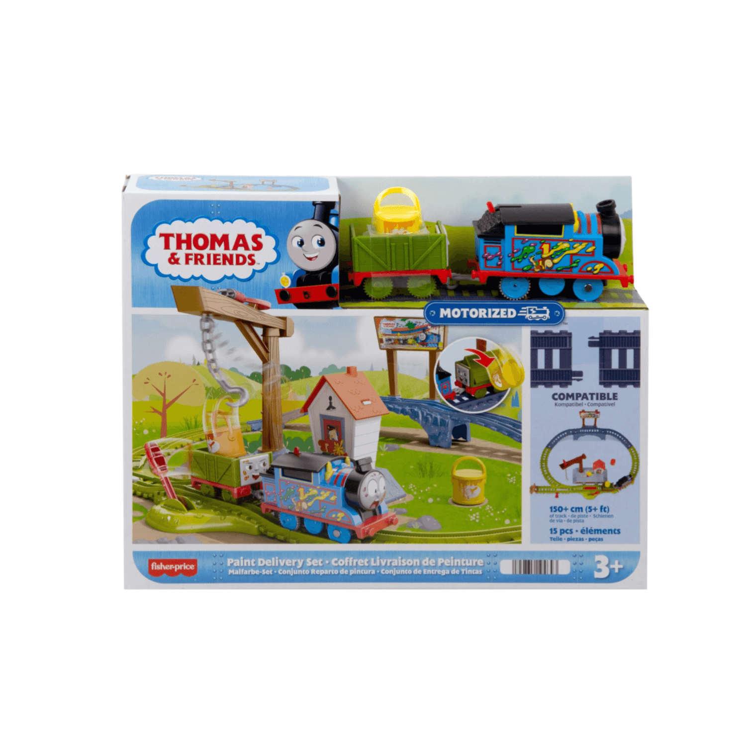 Mattel Thomas & Friends Topsy Turvy Paint Delivery Set