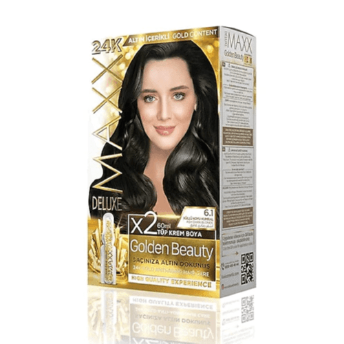 Maxx Golden Beauty Hair Color 6.1 Ash Dark Blonde