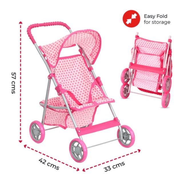 Moon - Doll Stroller-Pretend to Play- (Pink)