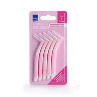 Intermed Ergonomic Interdental Brushes For Complete Oral Hygiene Size 0 0.4mm 5pcs
