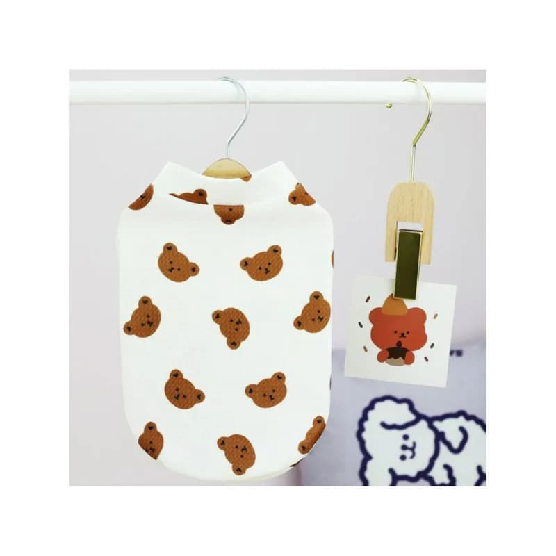 White Bear Cat Clothes X-SMALL