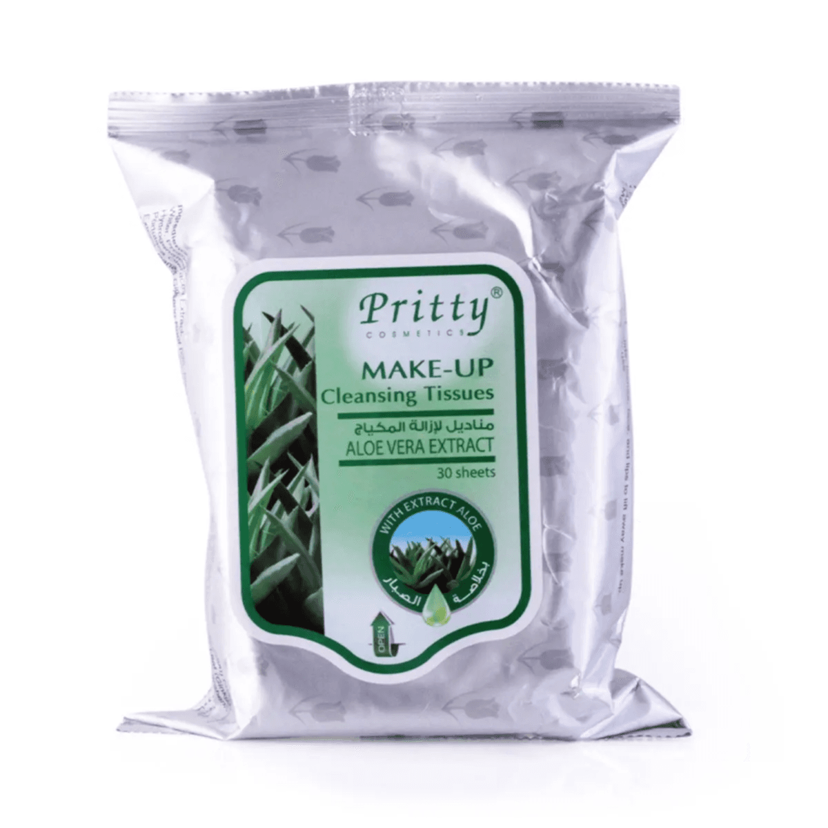 Pritty Make-up cleansing tissues with Aloe-vera extract 30pcs