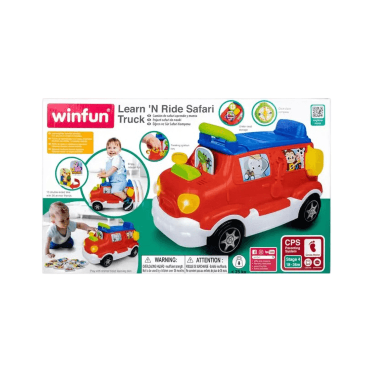 Winfun تعلم 'N ركوب شاحنة سفاري