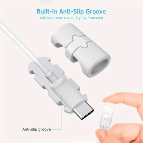 UMUST -Type-C Charging Cable Silicone Protector Case (White)