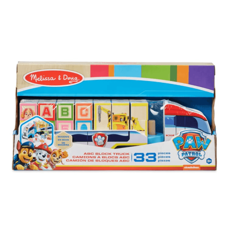 ميليسا آند دوج باو باترول Wooden Abc بلوك شاحنة 46033272