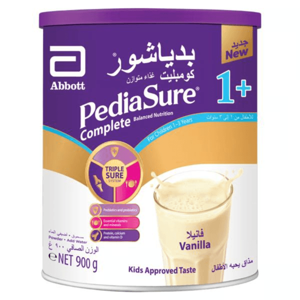 Abbott PediaSure 1+ Vanilla Nutritional Formula For Children 1-3 Years 900g