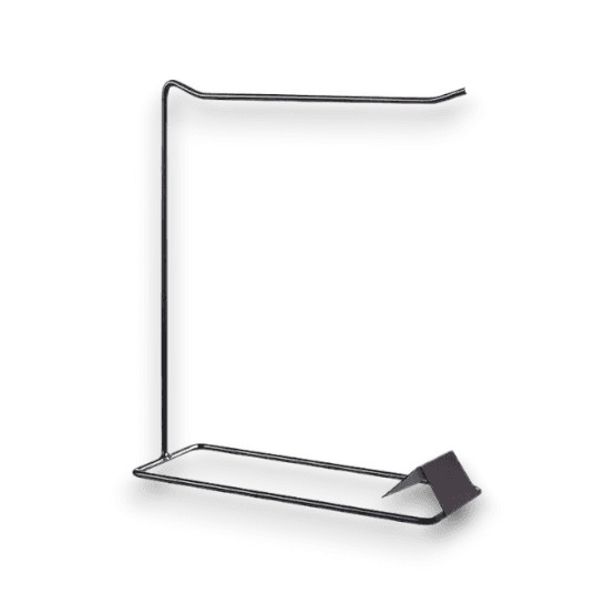 1Rack Desktop Jewelry Hanging Holder (Black)