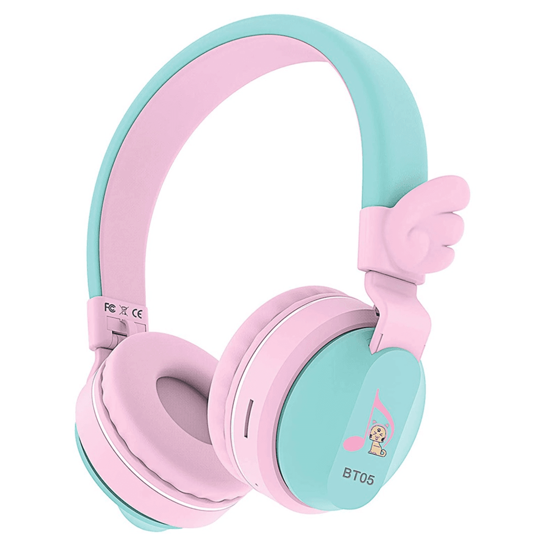 سماعة رأس لاسلكية قابلة للطي من Riwbox Bt05 Wings Bluetooth فوق الأذن 85Db / 103Db