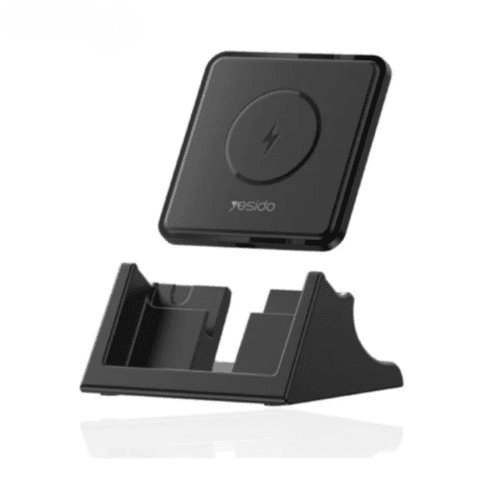 YESIDO - DESKTOP WIRELESS QUICK CHRGE PHONE HOLDER 15W (DS15) (Black)