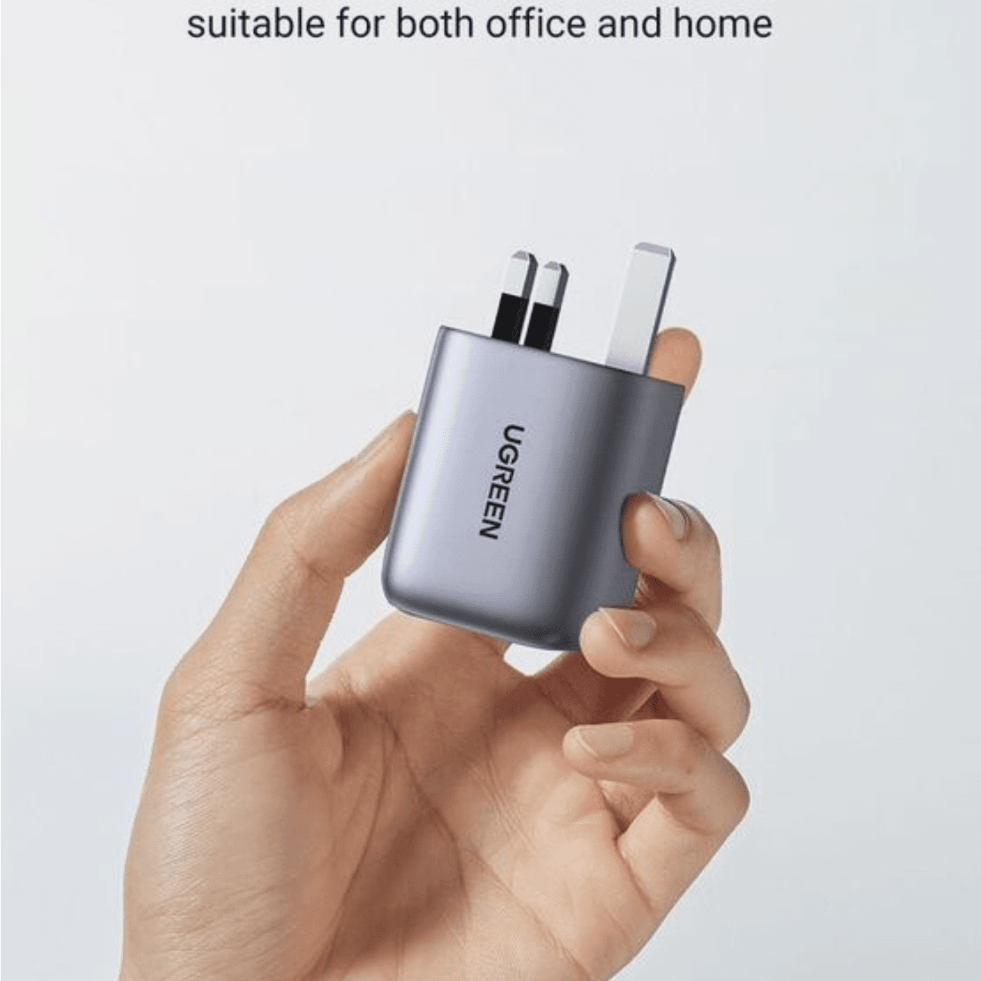UGREEN Nexode 65W USB-C Wall Charger - 3 Ports - Space Gray