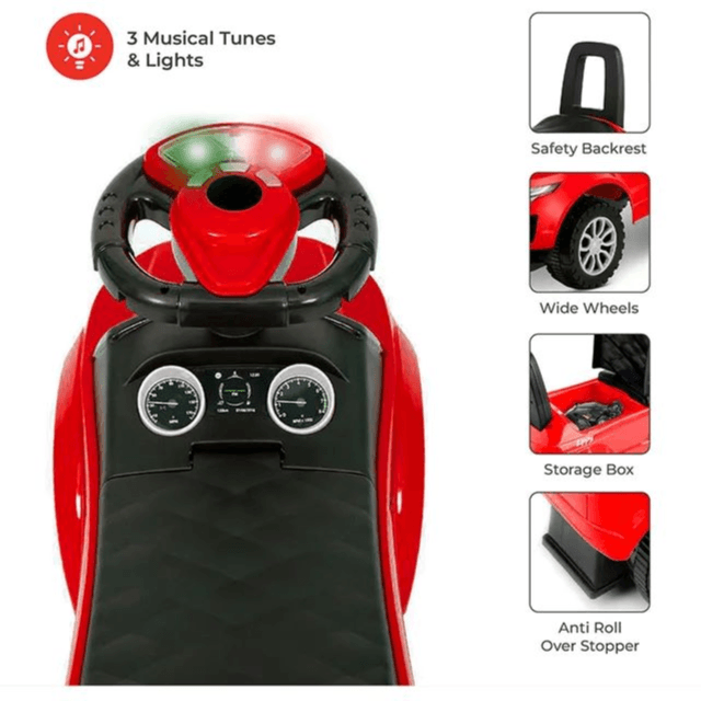 Moon - Zippy Baby Sports Car - Red