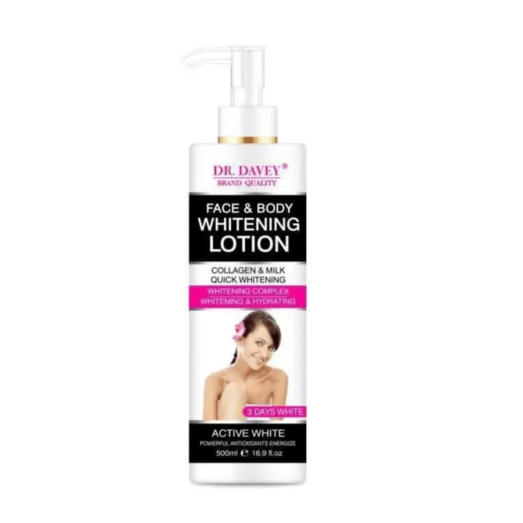 Dr Davey Face Body Whitening Lotion 500Ml