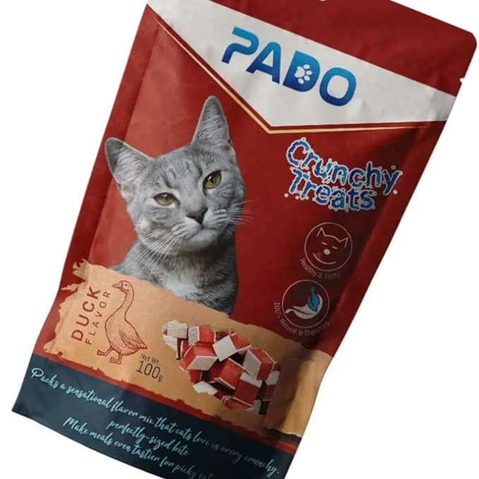 PADO CRUNCH TREATS FOR CATS DUCK FLAVOUR 100G