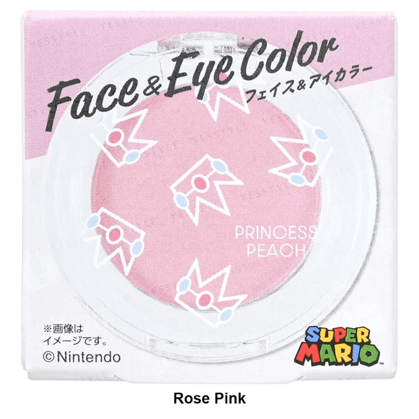 creer beaute - super mario princess peach face & eye color rose pink