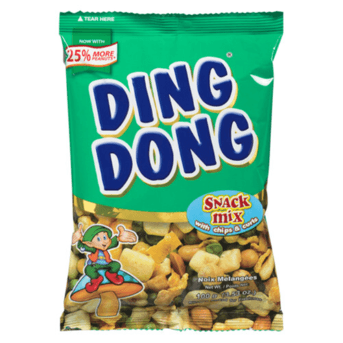 Ding Dong Snack Mix With Chips & Curls, 95G