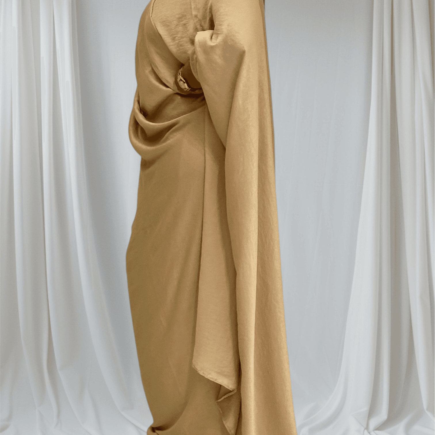 Sand Beige Elegant Abaya