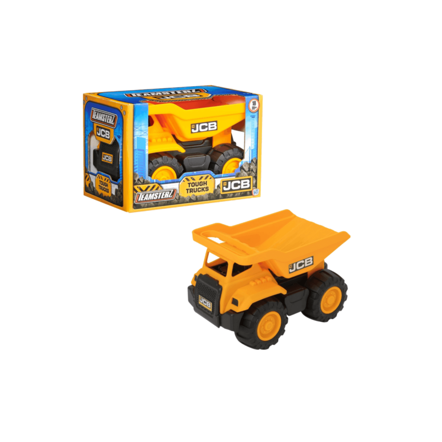 شاحنة قلابة Teamsterz Jcb مقاس 7 بوصات