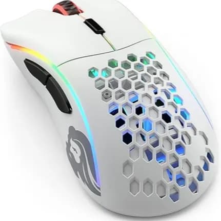 Glorious Model D Minus Wireless Gaming Mouse - Matte White | GLO-MS-DMW-MW