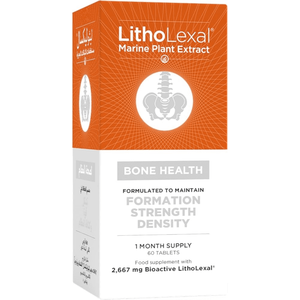 Litholexal Bone health formula to maintain bone strength & Density 60 tablets