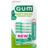 GUM SOFT PICKS COMFORT FLEX, REGULAR - 670M40