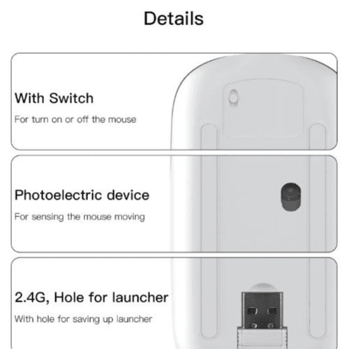 YESIDO - WIRELESS MOUSE (KB15)