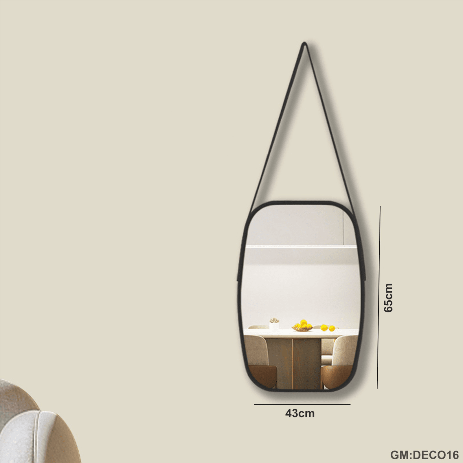 مرآة حائط حديثة "Deco16"