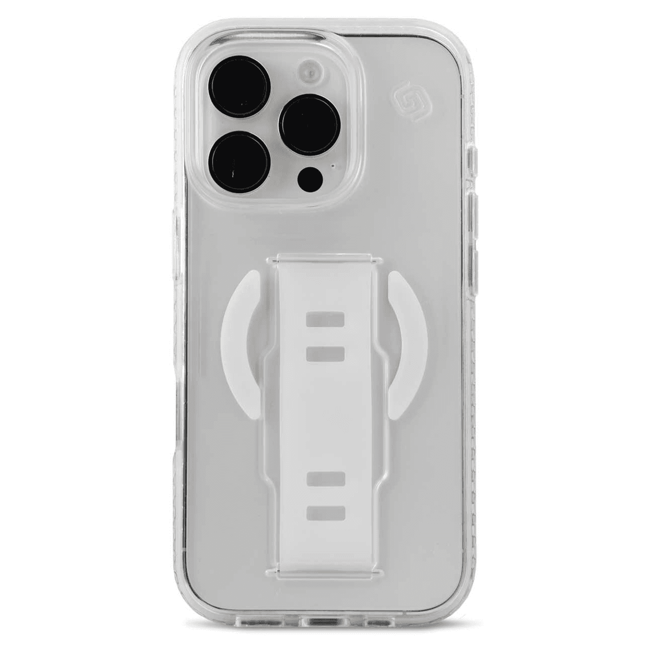 كفر Grip2u لايفون 16 برو ماكس / مع مسكة مدمجة / يدعم MagSafe / اصدار نحيف / شفاف
