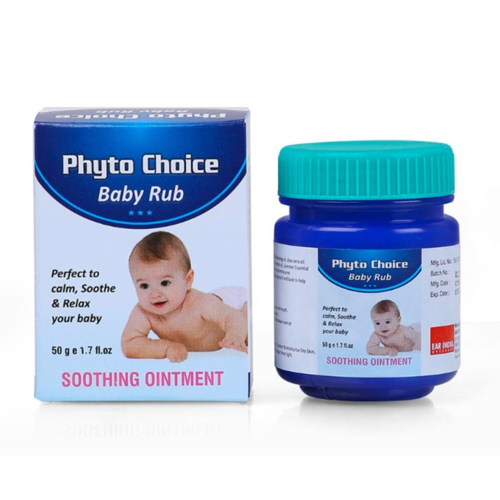 PHYTO CHOICE BABY RUB SOOTHING OINTMENT 50 GM