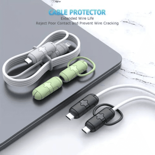 UMUST -Type-C Charging Cable Silicone Protector Case (Black)