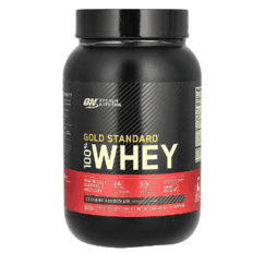 Optimum Nutrition Gold Standard 100% Whey Protein, Double Rich Chocolate, 2 LB