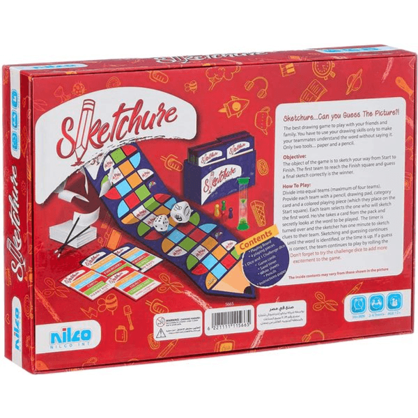 Nilco Sketchure Board Game - English