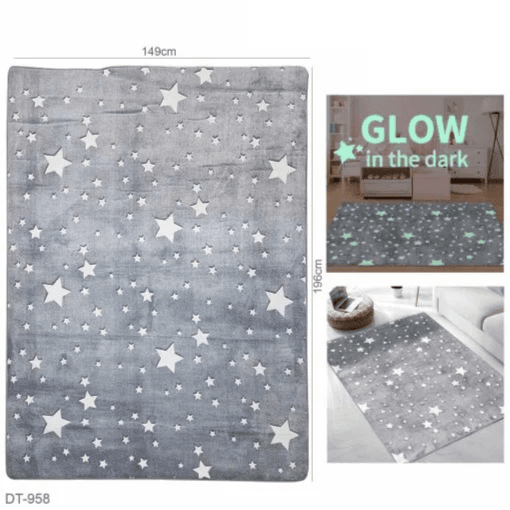 Luminous Bedside Rug Glow in the dark carpet “DT-958”