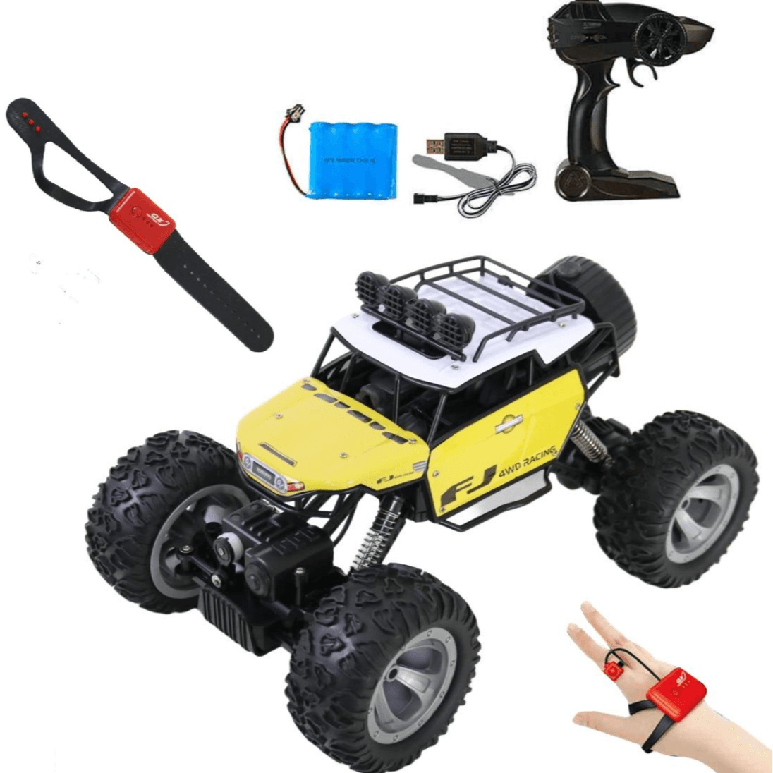 Off-Road Remote Control FJ Car - Yellow QX3688-41ST