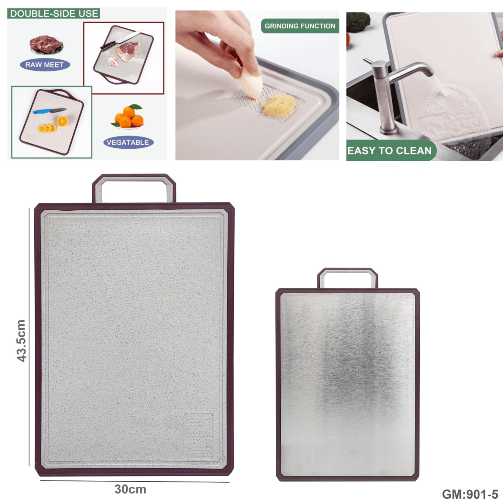 Double-Sided Cutting Board"901-5"