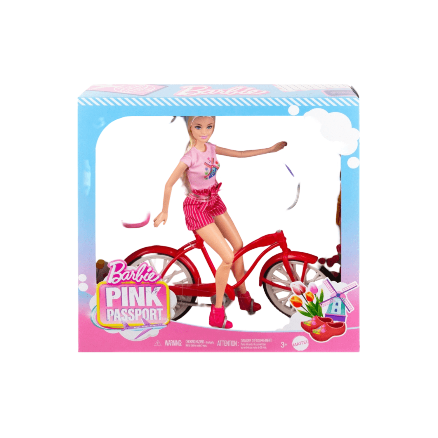 Mattel Barbie Bicycle With Doll