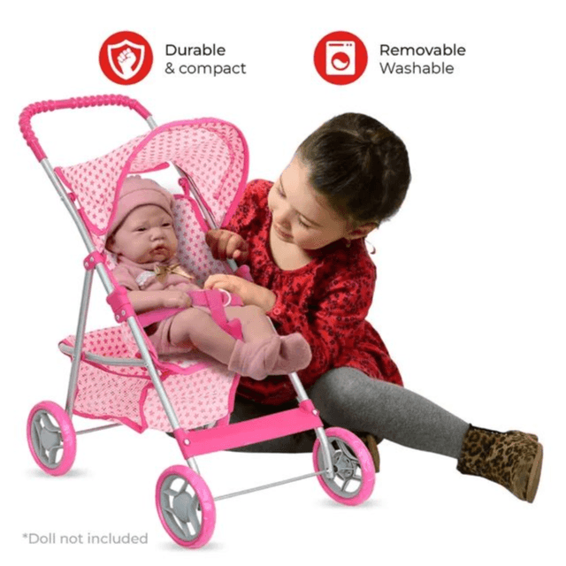 Moon - Doll Stroller-Pretend to Play- (Pink)