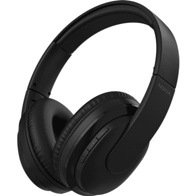 Nokia Over-Ear Wireless Headphones - Black-WHP-101