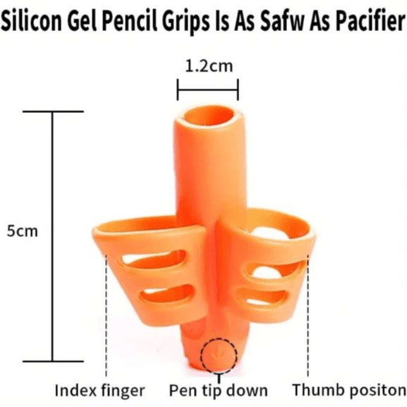 3pcs Handwriting Pencil Gripper 2 Fingers Set