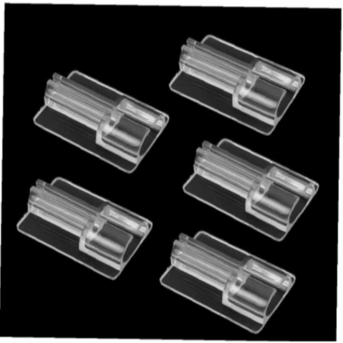 5pcs Cable Protector Sleeves for iPhone, Samsung, Xiaomi - Transparent