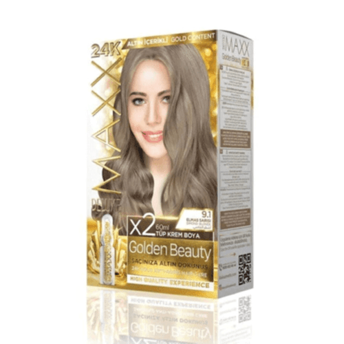 Maxx Golden Beauty Hair Color 9.1 Diamond Blonde