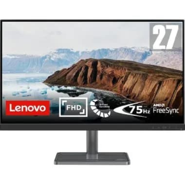 Lenovo L27i-40 27 inch PC Monitor | Full HD, 1080p, IPS, 100Hz, 4ms, HDMI, VGA