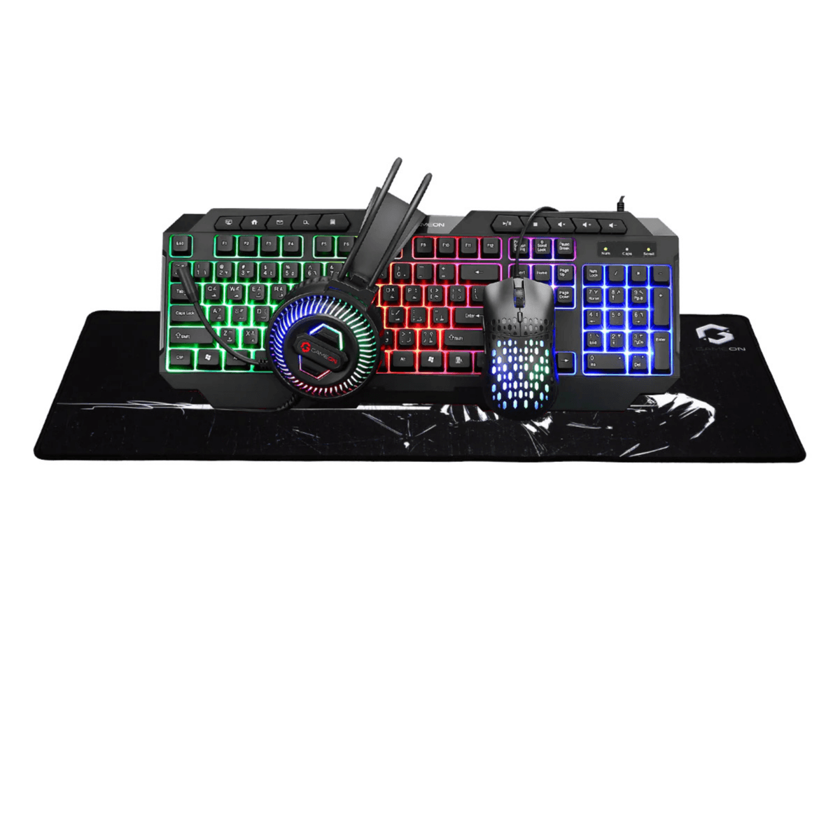 GAMEON CYPHER XL All-In-One Gaming Bundle (Keyboard, Headset, Mouse & Mousepad)-GO-CYPHER-XL