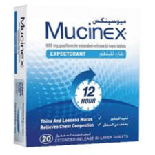 Mucinex Expectorant Cough 20 tablets