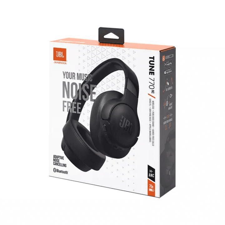 JBL Tune 770NC Adaptive Noise Cancelling Wireless Over-Ear-Black
