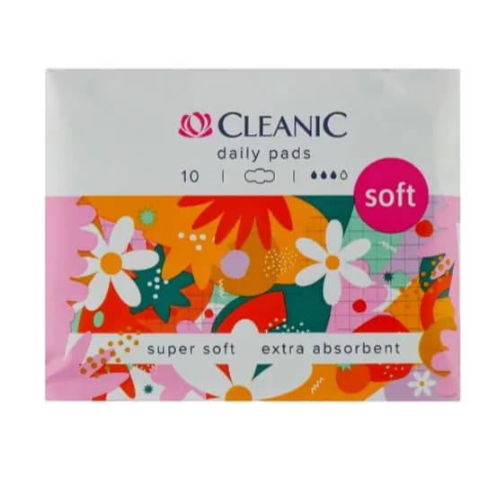 CLEANIC DAY DAILY PADS SOFT 10 PADS